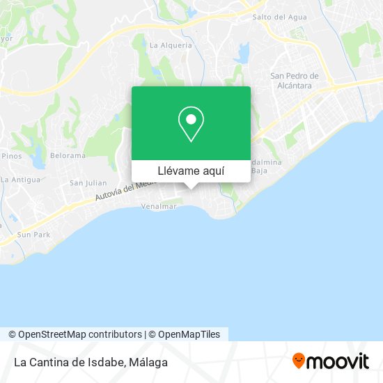 Mapa La Cantina de Isdabe