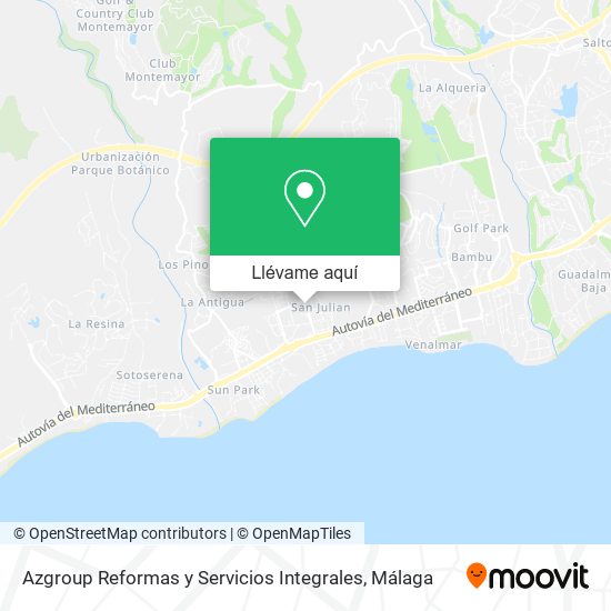 Mapa Azgroup Reformas y Servicios Integrales