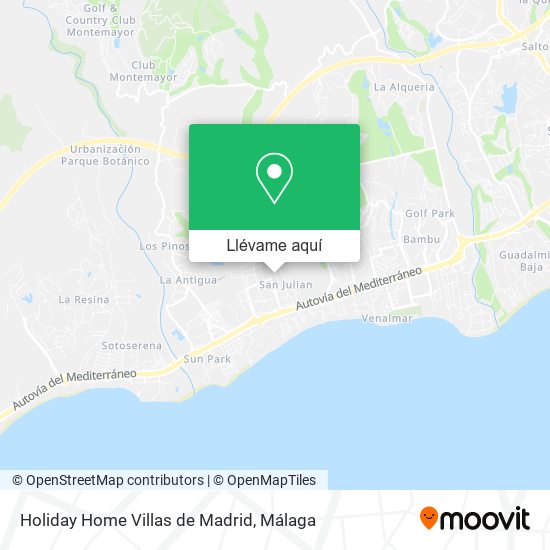 Mapa Holiday Home Villas de Madrid