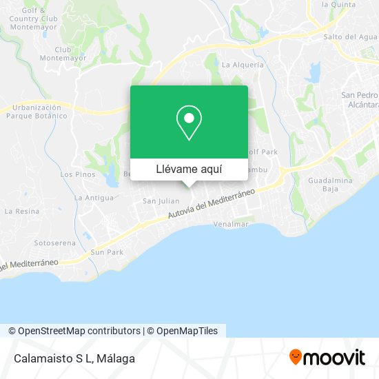 Mapa Calamaisto S L