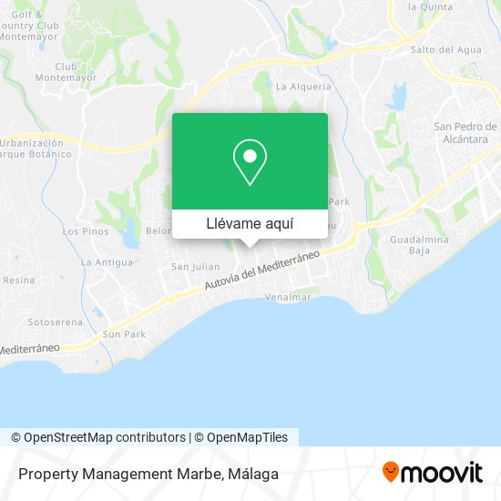 Mapa Property Management Marbe
