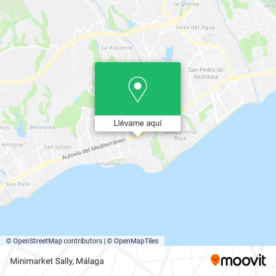 Mapa Minimarket Sally