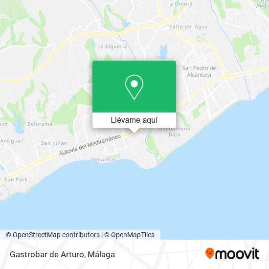 Mapa Gastrobar de Arturo