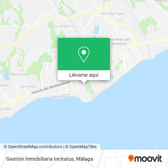 Mapa Gestión Inmobiliaria Incitatus
