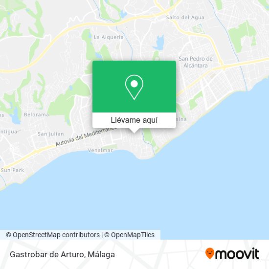 Mapa Gastrobar de Arturo