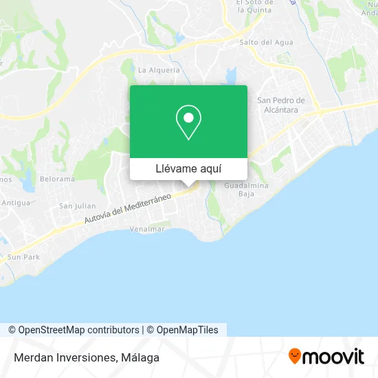 Mapa Merdan Inversiones