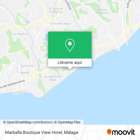 Mapa Marbella Boutique View Hotel