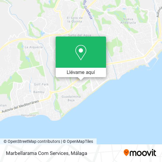Mapa Marbellarama Com Services