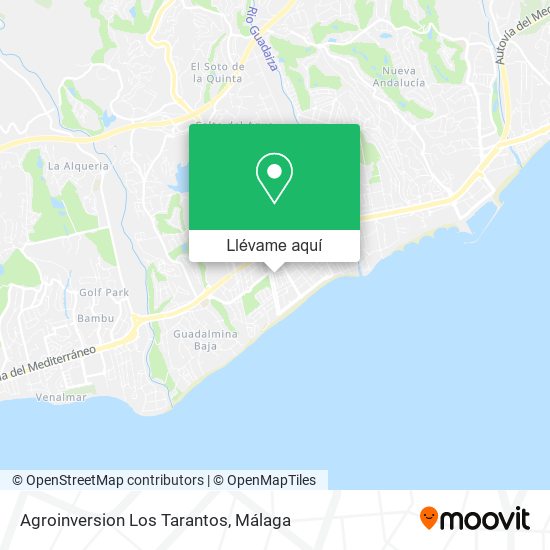 Mapa Agroinversion Los Tarantos