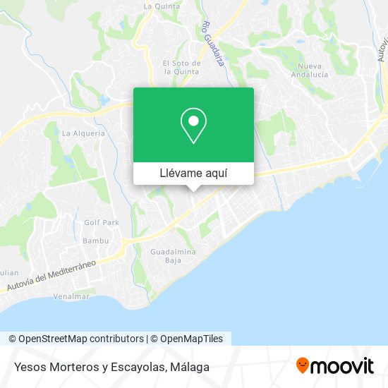 Mapa Yesos Morteros y Escayolas