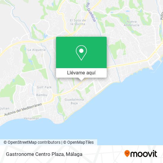Mapa Gastronome Centro Plaza