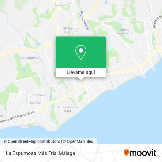 Mapa La Espumosa Más Fría