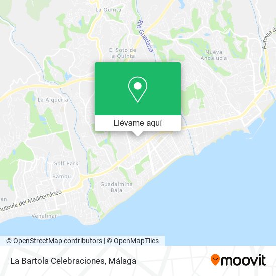 Mapa La Bartola Celebraciones