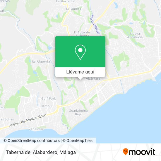 Mapa Taberna del Alabardero