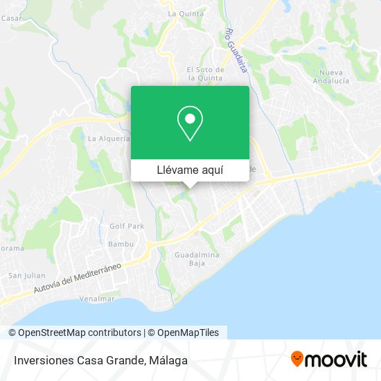Mapa Inversiones Casa Grande