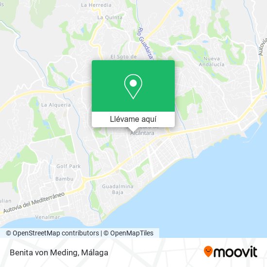 Mapa Benita von Meding