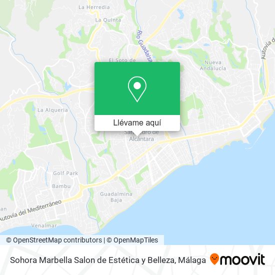 Mapa Sohora Marbella Salon de Estética y Belleza