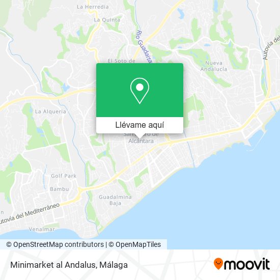 Mapa Minimarket al Andalus