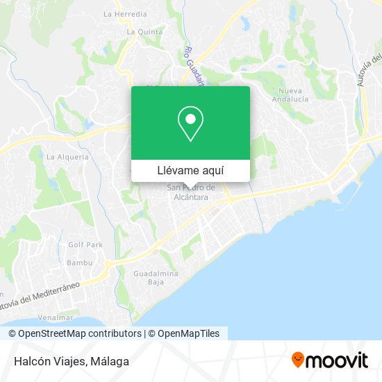 Mapa Halcón Viajes