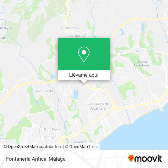Mapa Fontanería Antica