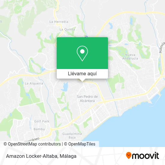 Mapa Amazon Locker-Altaba