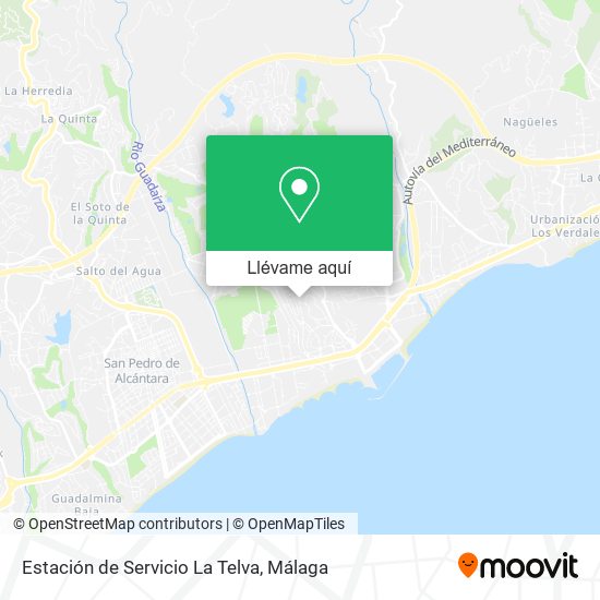 Mapa Estación de Servicio La Telva