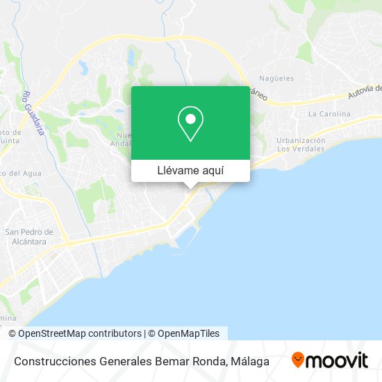 Mapa Construcciones Generales Bemar Ronda