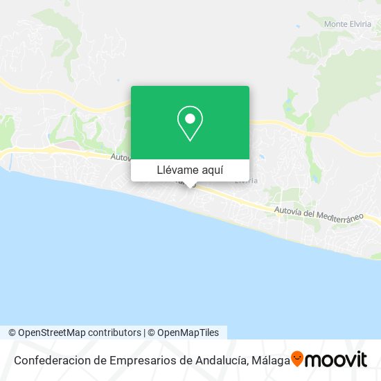 Mapa Confederacion de Empresarios de Andalucía