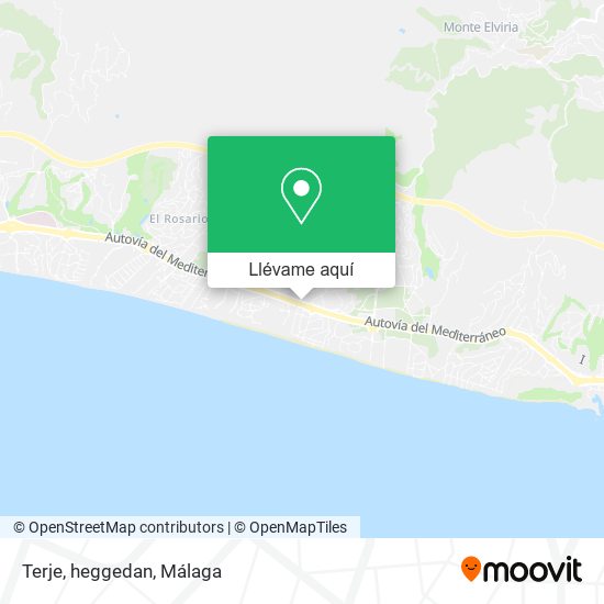 Mapa Terje, heggedan