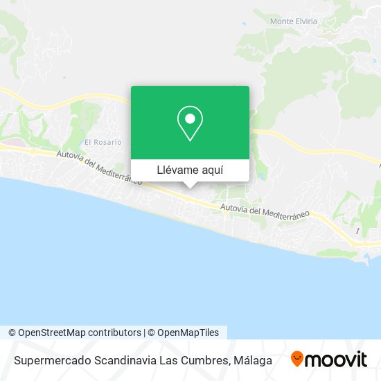 Mapa Supermercado Scandinavia Las Cumbres
