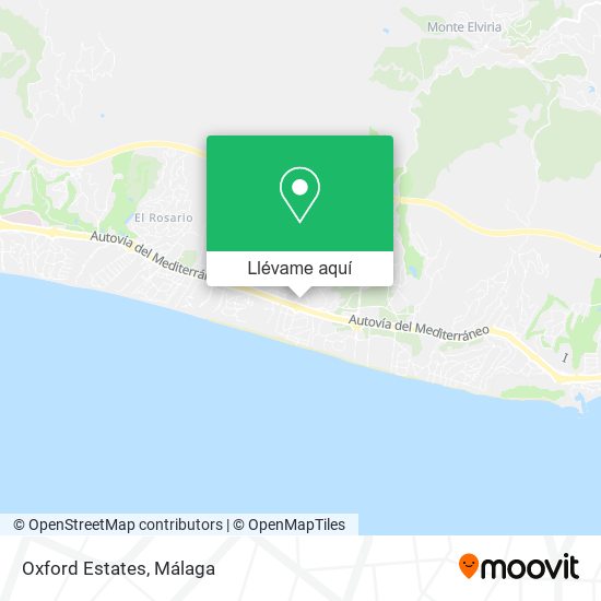 Mapa Oxford Estates