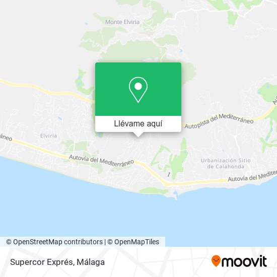 Mapa Supercor Exprés