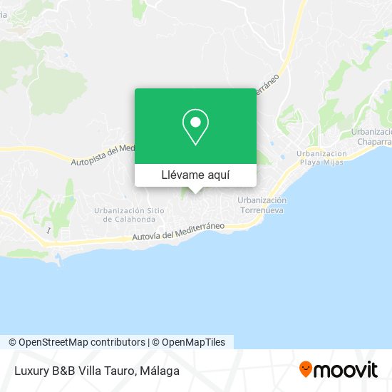 Mapa Luxury B&B Villa Tauro