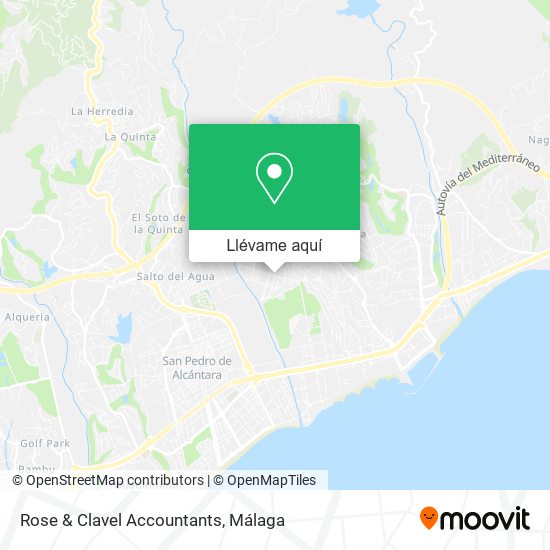 Mapa Rose & Clavel Accountants