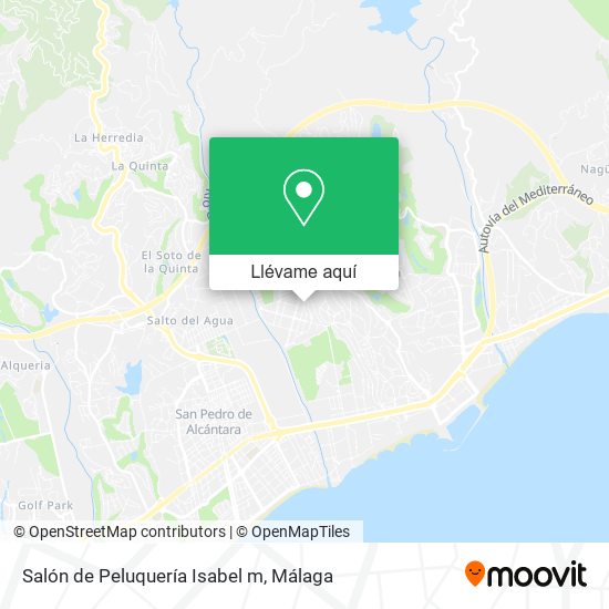Mapa Salón de Peluquería Isabel m