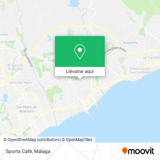 Mapa Sports Café