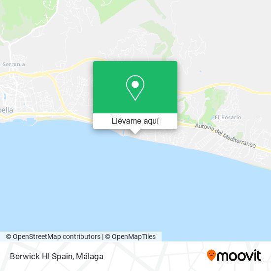 Mapa Berwick Hl Spain