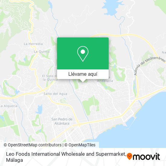 Mapa Leo Foods International Wholesale and Supermarket