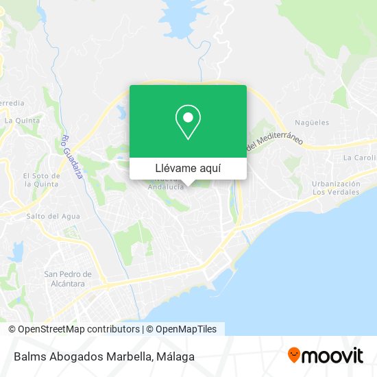 Mapa Balms Abogados Marbella