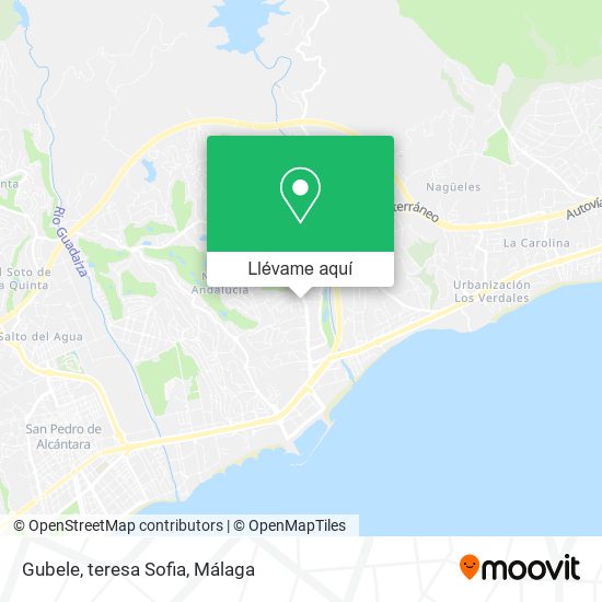 Mapa Gubele, teresa Sofia