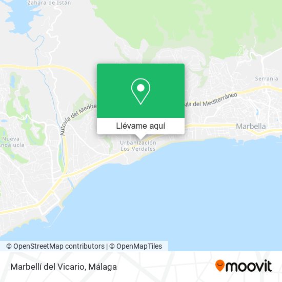 Mapa Marbellí del Vicario