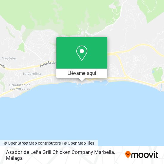 Mapa Asador de Leña Grill Chicken Company Marbella
