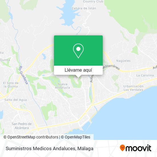 Mapa Suministros Medicos Andaluces