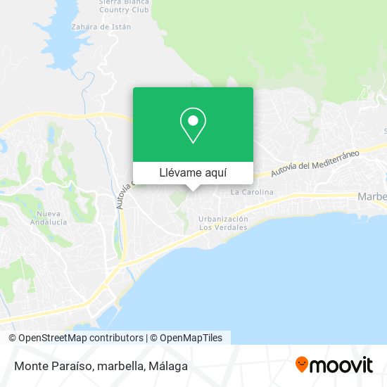 Mapa Monte Paraíso, marbella