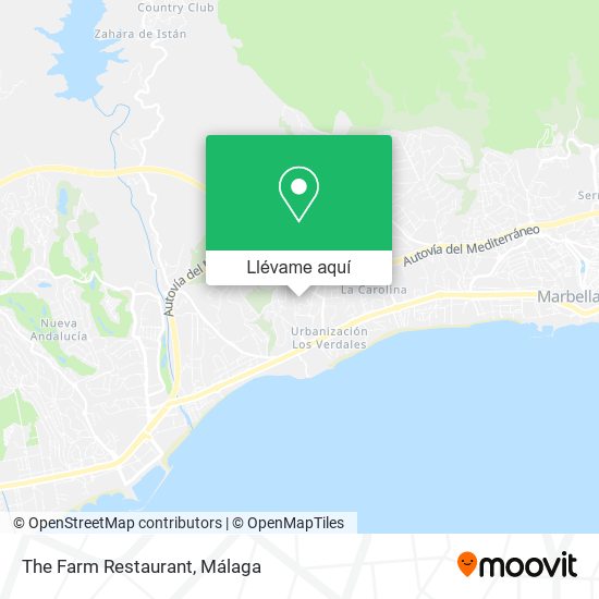 Mapa The Farm Restaurant