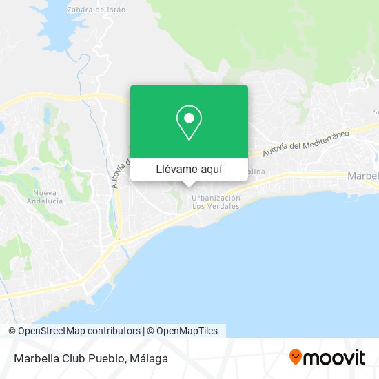Mapa Marbella Club Pueblo