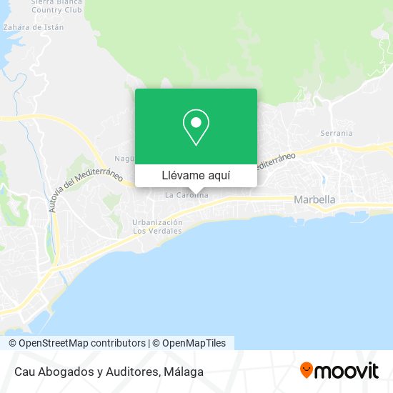 Mapa Cau Abogados y Auditores