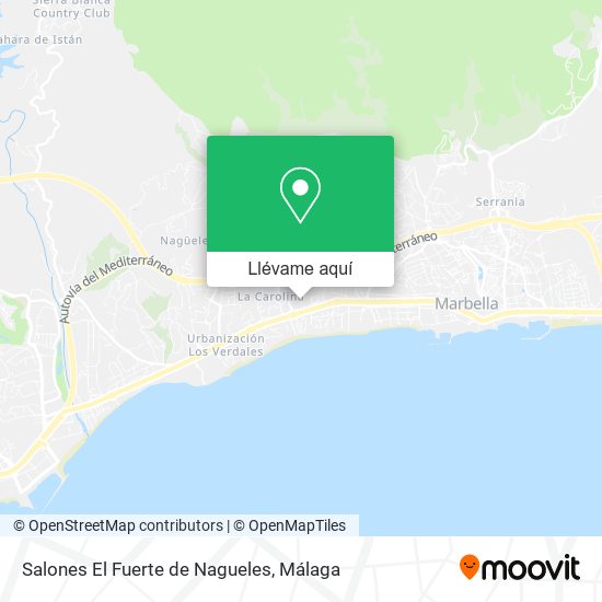 Mapa Salones El Fuerte de Nagueles