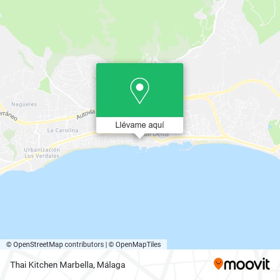 Mapa Thai Kitchen Marbella