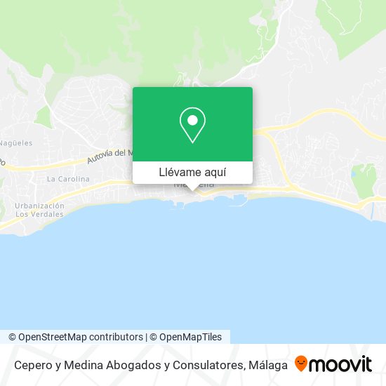 Mapa Cepero y Medina Abogados y Consulatores